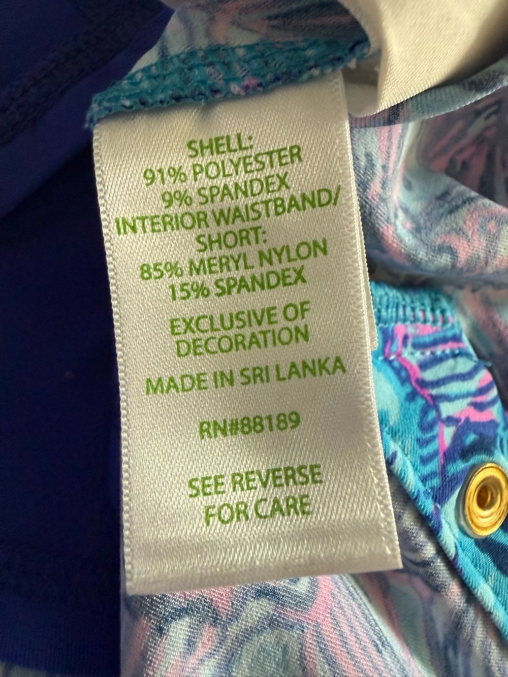Lilly Pulitzer Monica Skort EUC Breakwater Blue Shells & Bells - Picture 7 of 8